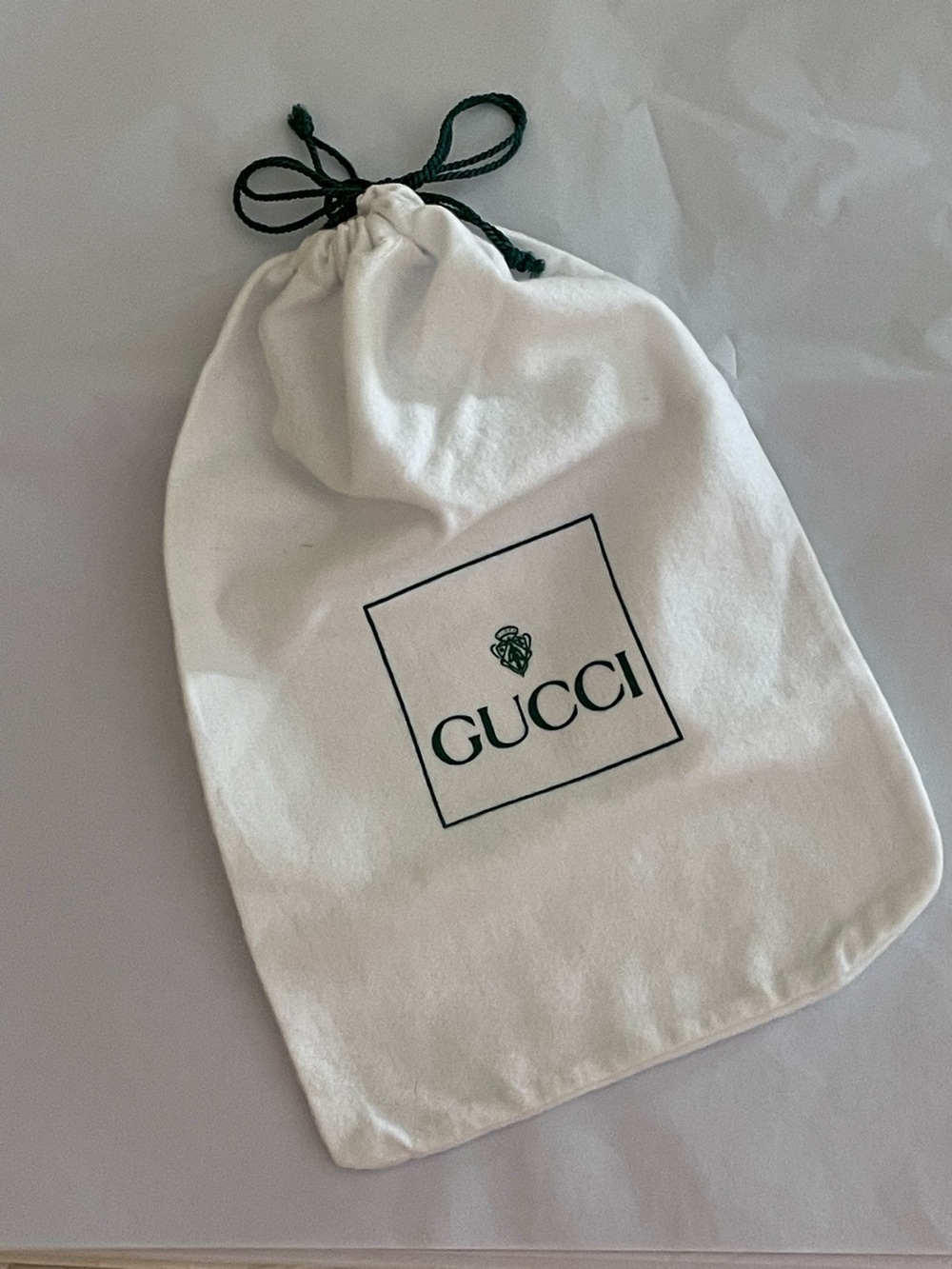 Vintage Gucci Dust Cover Bag Protector Logo & Emblem